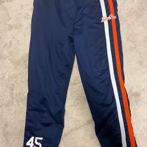 Team Roc blue with orange and white stripes